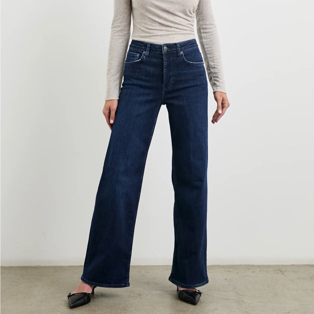Rails Getty Wide Leg Jeans - After Midnight (like new, worn once)